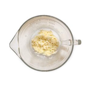 Butter and Sugar creamed together in large bowl