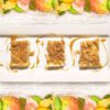 Gluten Free Caramel Apple Streusel Cheesecake Bars