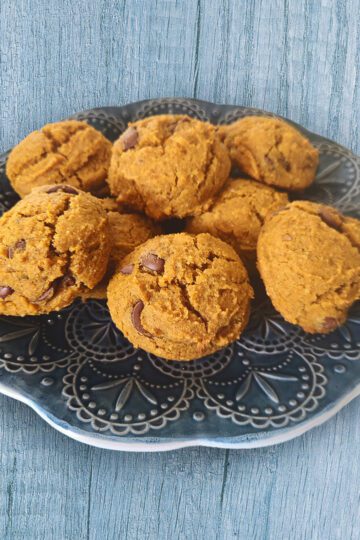 Gluten Free Pumpkin Chocolate Chip Cookies