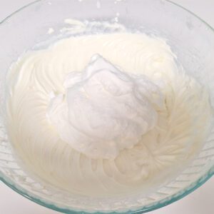 Fold whipped cream into cream cheese mixture