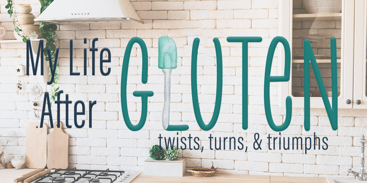 Kitchen background with logo and tagline