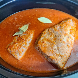 Beef roasts in crockpot with sauce