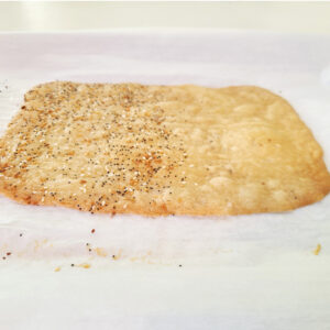 Gluten free sourdough discard crackers fully baked